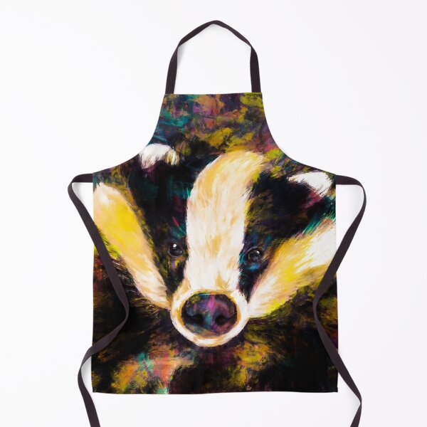 Item preview, Colorful European Badger, Cute European Badger Portrait, Aesthetic European Badger Oil Paint designed and sold by Paintcorner.