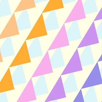 Artwork thumbnail, Triangles Pattern by Dilyana Rumenova - Shantabella