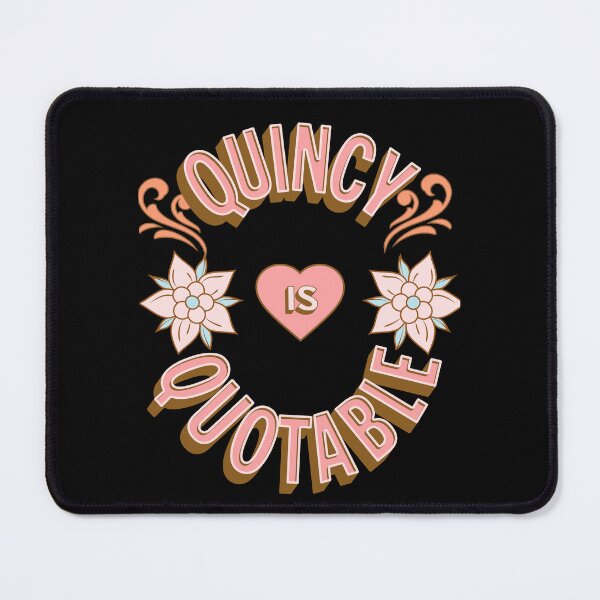 Item preview, Quincy is Quotable - First Names - Birthday Gifts - Alliteration Fans designed and sold by epicthoughts.