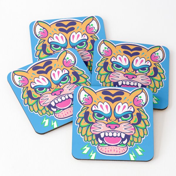 Item preview, Tiger Tattoo Face 2 designed and sold by machmigo.