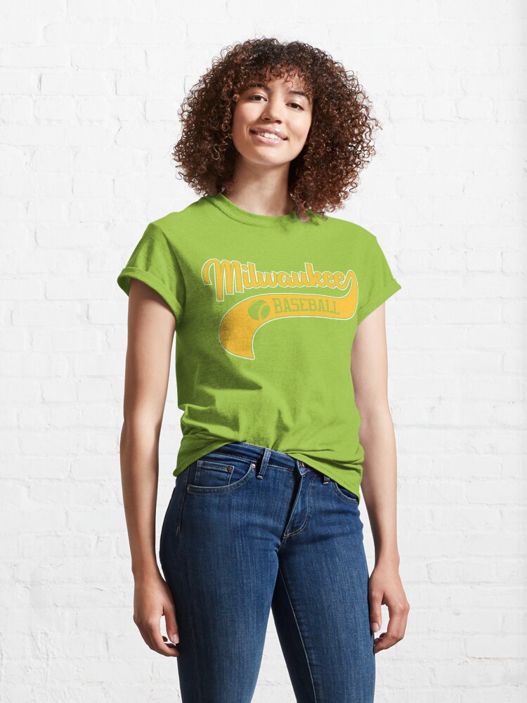 Retro Milwaukee Baseball Vintage Swoosh Classic T-Shirt for Sale by  pixeljamz