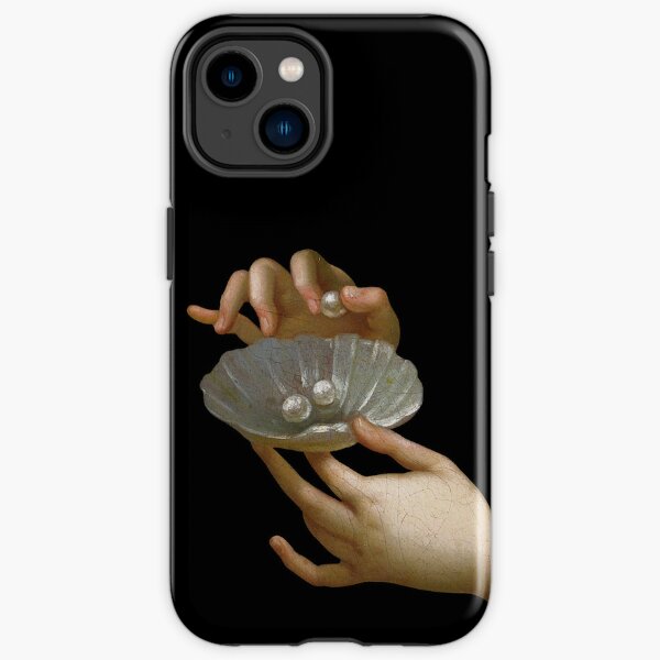  Hands with Pearls detail Renaissance Aesthetic iPhone Tough Case