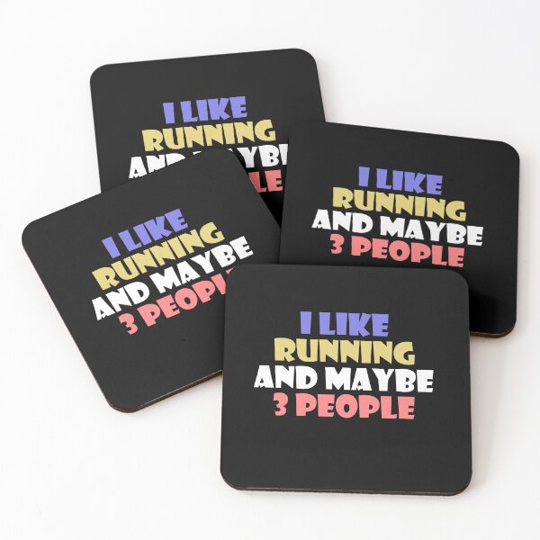 Item preview, I Like Running And Maybe 3 People  - Funny Running II designed and sold by RunPower.