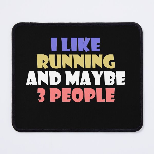 Item preview, I Like Running And Maybe 3 People  - Funny Running II designed and sold by RunPower.