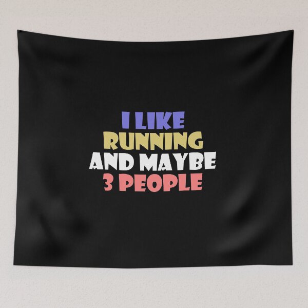 Item preview, I Like Running And Maybe 3 People  - Funny Running II designed and sold by RunPower.