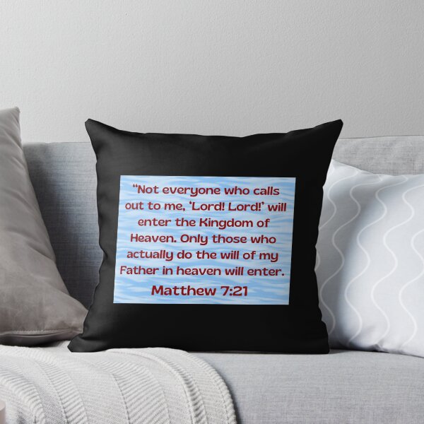 Item preview, Bible Verse Matthew 7:21 designed and sold by Prayingwarrior.
