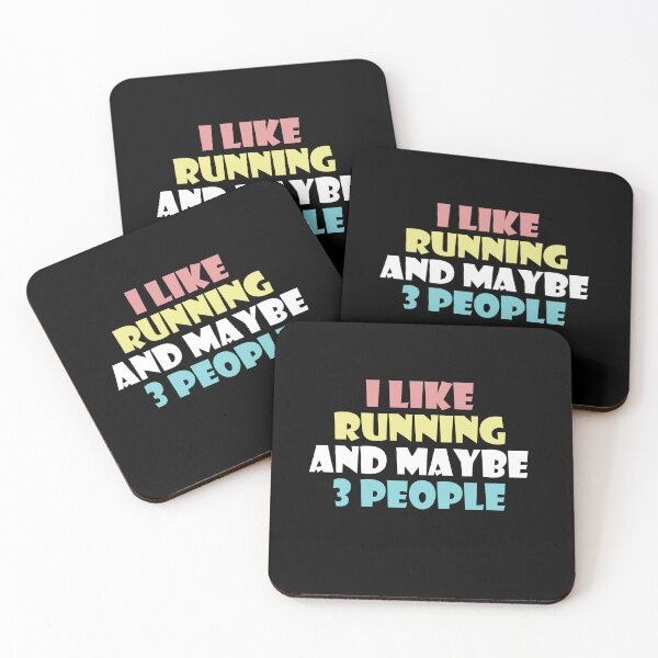 Item preview, I Like Running And Maybe 3 People  - Funny Running III designed and sold by RunPower.