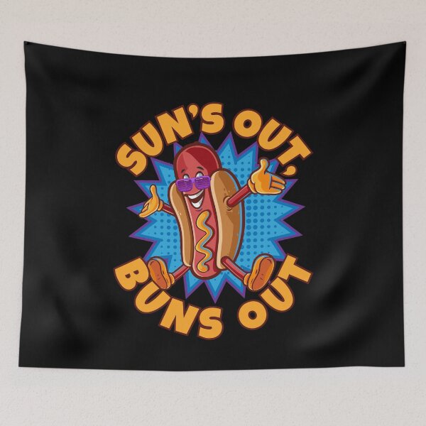 Item preview, Suns Out Buns Out Hot Dogs Sausages designed and sold by MooonTees.