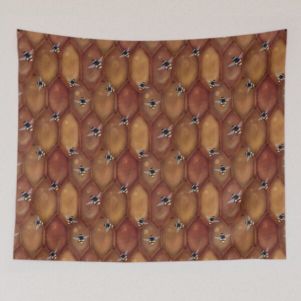Item preview, Honey and Bumble Bee Pattern designed and sold by IcyArtShop.