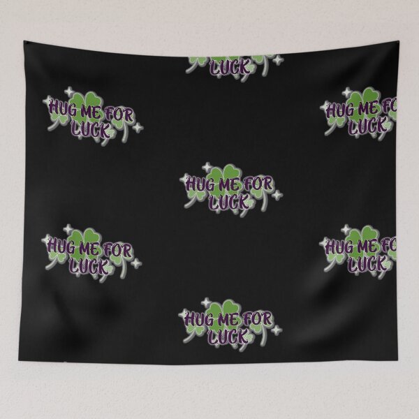 Item preview, Hug me for Luck with clovers designed and sold by Marwad Haveli.