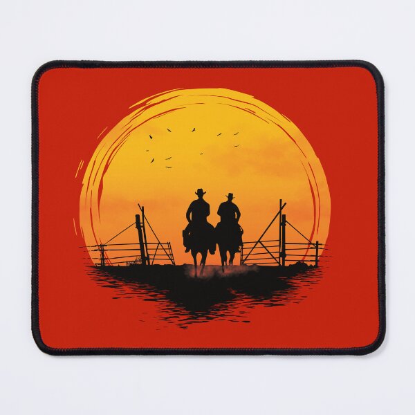 Item preview, Cowboys Riding In The Sunset designed and sold by LazyBuffalo.