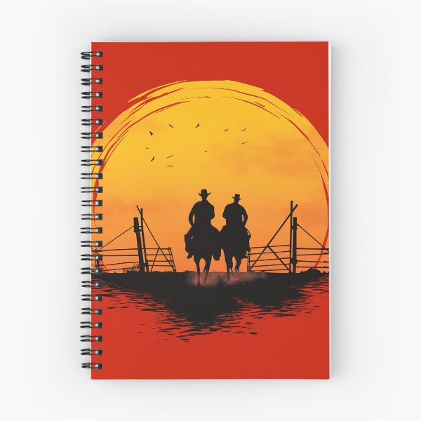 Item preview, Cowboys Riding In The Sunset designed and sold by LazyBuffalo.
