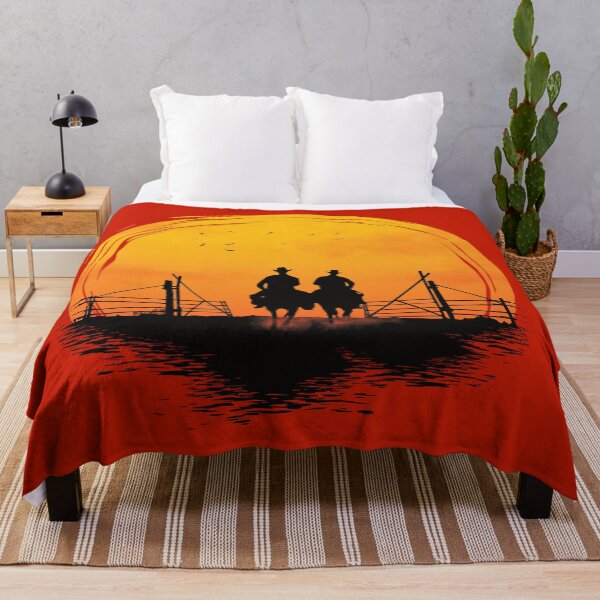 Item preview, Cowboys Riding In The Sunset designed and sold by LazyBuffalo.