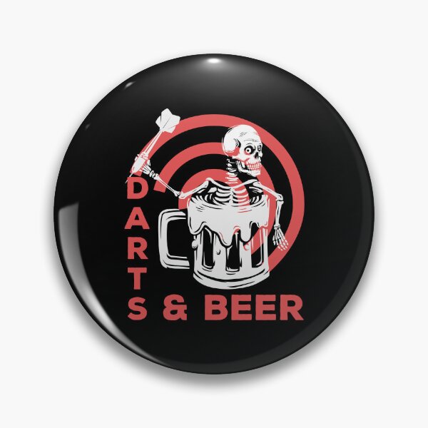 Item preview, Darts and Beer Skeleton designed and sold by OmmeDesigns.