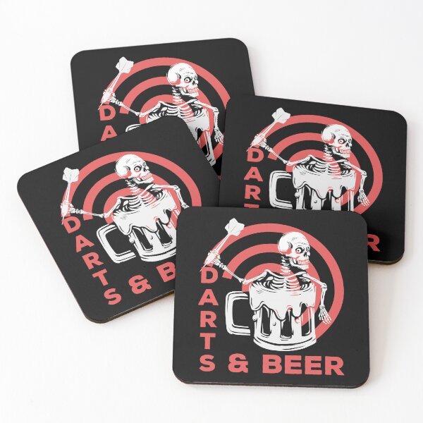 Item preview, Darts and Beer Skeleton designed and sold by OmmeDesigns.