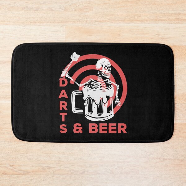 Item preview, Darts and Beer Skeleton designed and sold by OmmeDesigns.