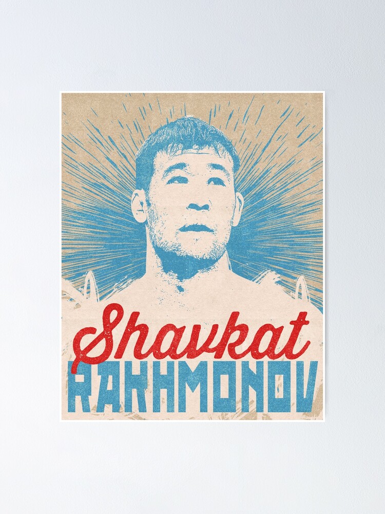 "Shavkat Rakhmonov, Vintage MMA Gifts For UFC Fans" Poster for Sale by