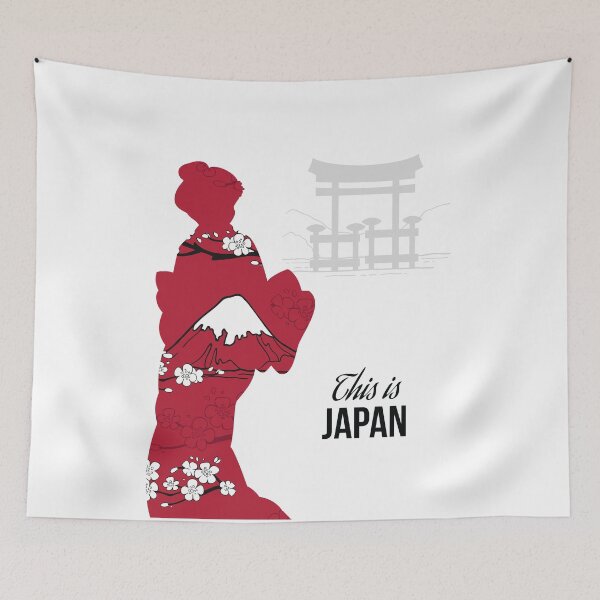 Item preview, This is Japan Kimono Geisha Shrine Torii Gate designed and sold by BakaOutfit.