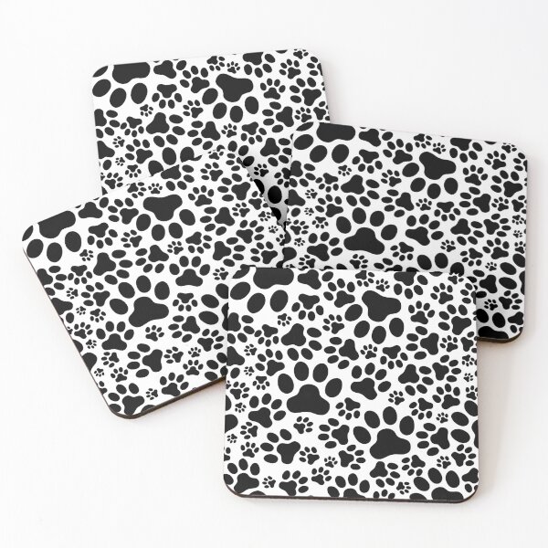 Item preview, Black & White Pawprint designed and sold by PenelopeJaneArt.