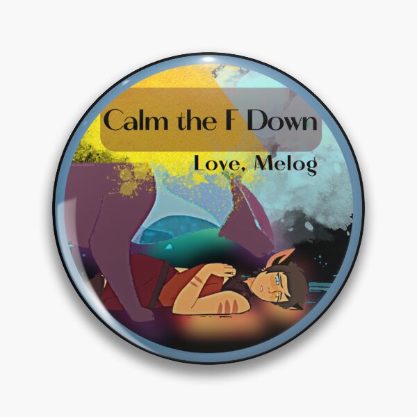 Item preview, Calm Down Love Melog designed and sold by ScribblyPets.