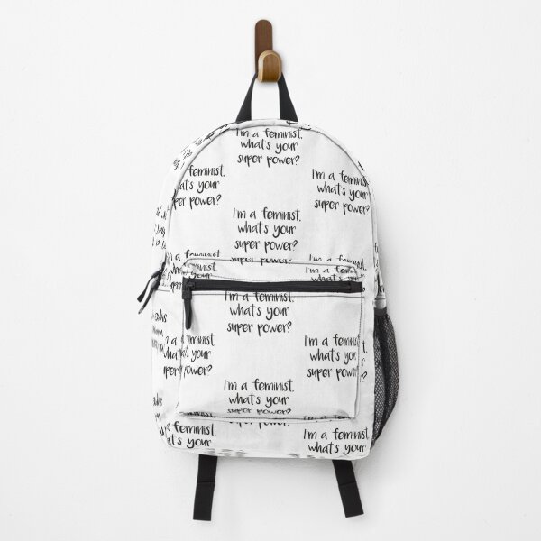 Item preview, I'm a feminist, what's your super power? feminist text slogan designed and sold by MacPean.