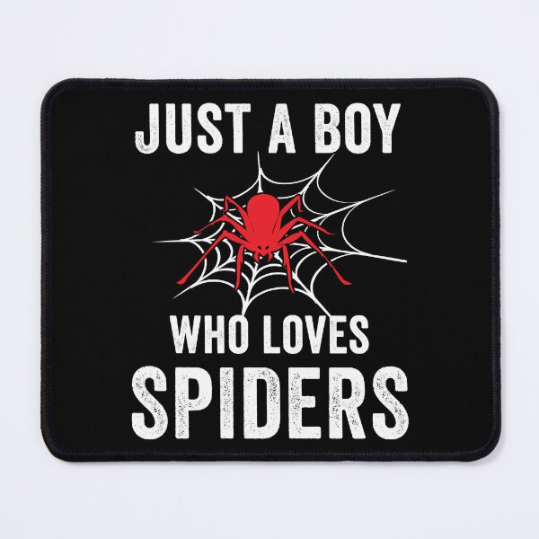 Item preview, Halloween Just A Boy Who Loves Spiders Funny Gift designed and sold by haselshirt.