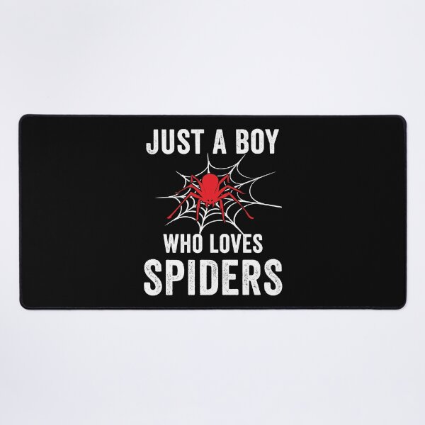 Item preview, Halloween Just A Boy Who Loves Spiders Funny Gift designed and sold by haselshirt.