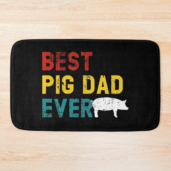 Item preview, Best Pig Dad Ever Vintage Disterss  designed and sold by Mariano Topno.