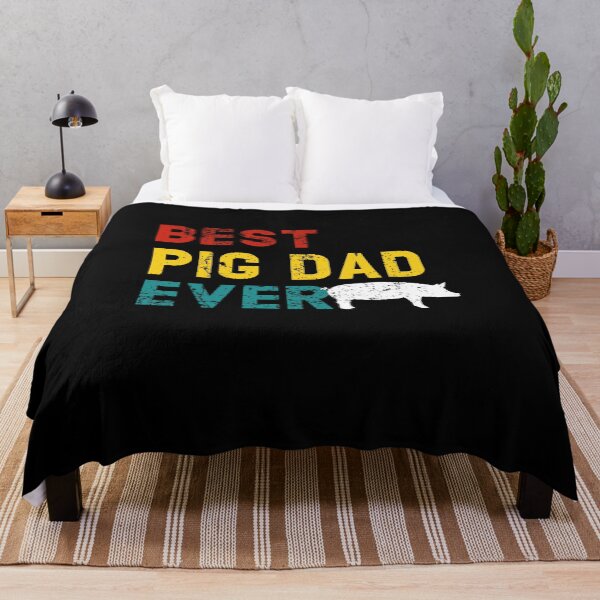 Item preview, Best Pig Dad Ever Vintage Disterss designed and sold by Mariano Topno.