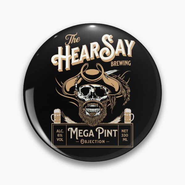 Item preview, HearSay Mega Pint Brewing Objection Mega Pint designed and sold by wrinkledhippie.