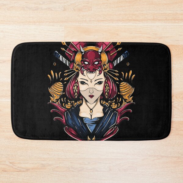 Item preview, Japanese Geisha Queen Oni Mask Warrior designed and sold by BakaOutfit.