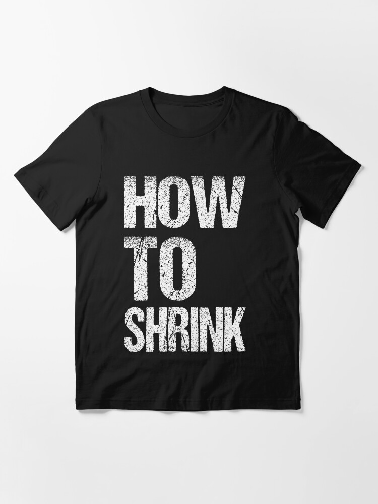 how to shrink a graphic t shirt