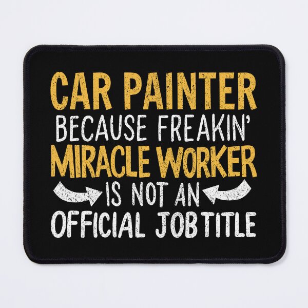Item preview, Miracle Worker Car Painter Job Title Work Career designed and sold by haselshirt.