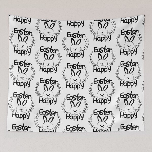 Item preview, Cute bunny happy easter   designed and sold by RoyalDesignUSA.