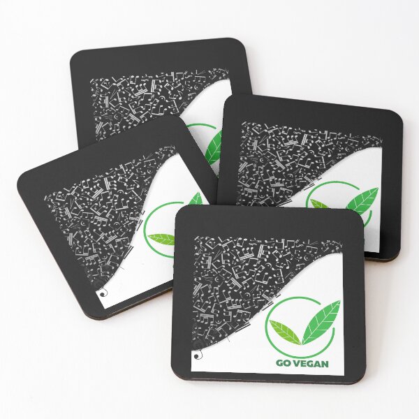 Item preview, Go Vegan Music - Green Typography designed and sold by SBWorld.