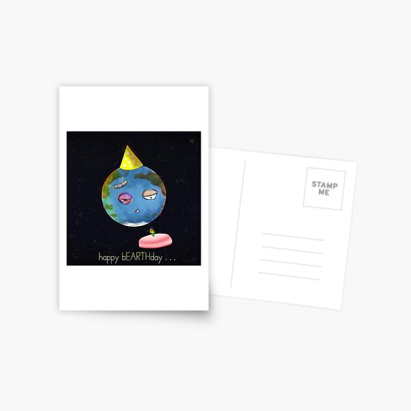 happy bEARTHday Postcard