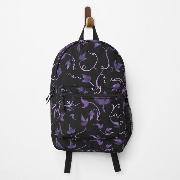 Item preview, Twirling Vines Purple & Grey designed and sold by Peculiaris.
