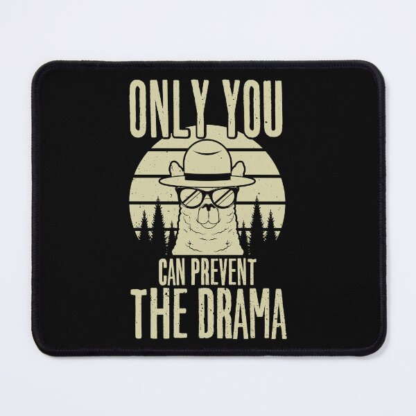 Item preview, Only You Can Prevent The Drama Llama Alpaca Gift designed and sold by haselshirt.