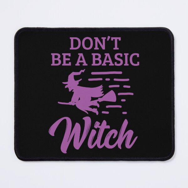 Item preview, Halloween Shirt Don't Be A Basic Witch Purple Gift Tee designed and sold by haselshirt.