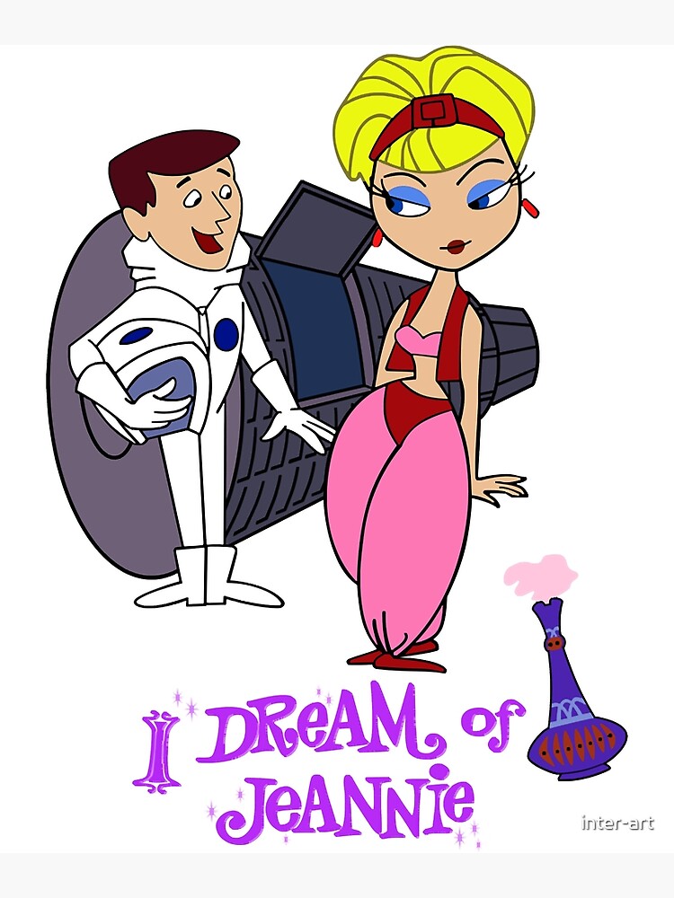 I Dream Of Jeannie Poster For Sale By Inter Art Redbubble