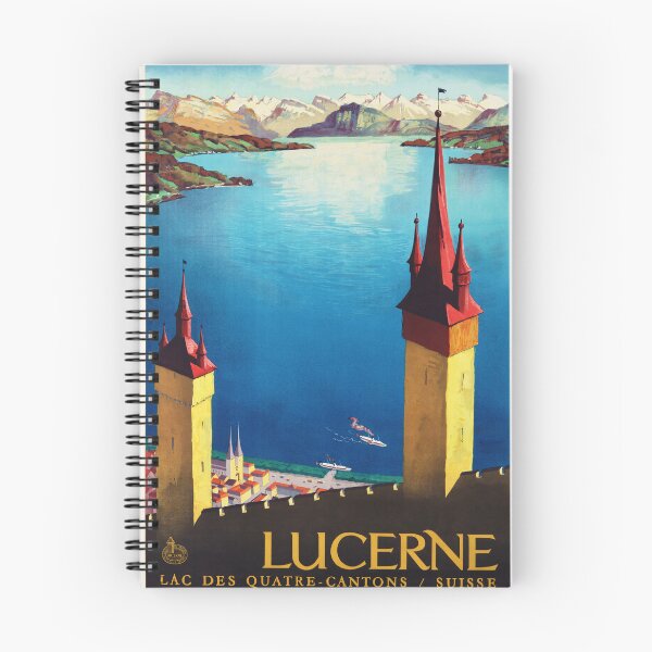 Item preview, LUCERNE Lake of the Four Cantons Switzerland Old Suisse Travel Poster Art 1936 by Otto Landolt  designed and sold by retroposters.