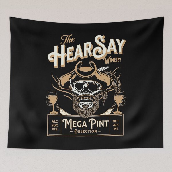 Item preview, HearSay Mega Pint Brewing Objection Mega Pint designed and sold by wrinkledhippie.