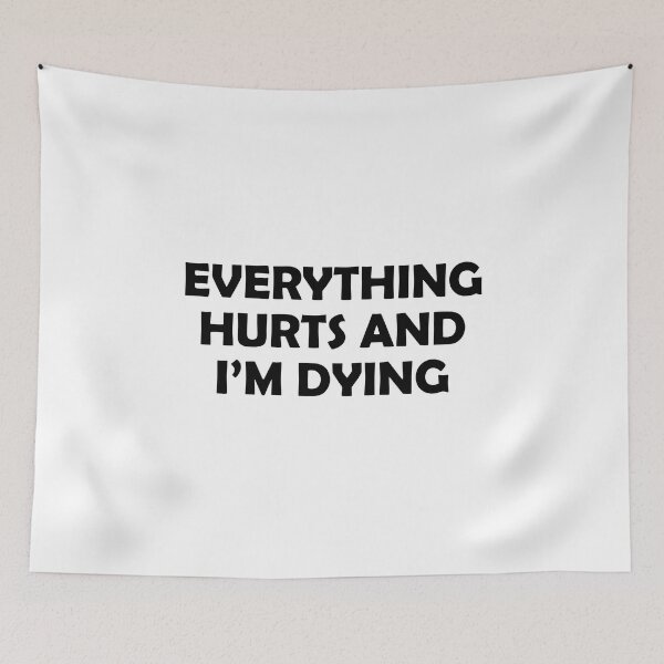 Item preview, Everything Hurts And Im Dying - Funny Running I designed and sold by RunPower.