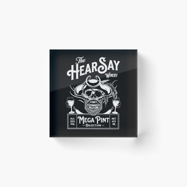 Item preview, HearSay Mega Pint Brewing Objection Mega Pint designed and sold by wrinkledhippie.