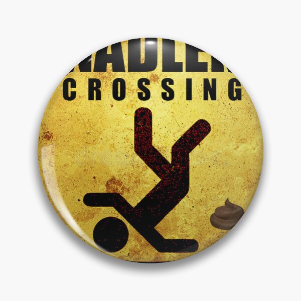 Item preview, The 'Nadler Crossing' Caution Design designed and sold by mmmaxxx.