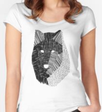 Wolf Mask Women's Fitted Scoop T-Shirt