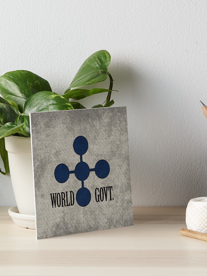 OP 6 - Flag of the World Government Art Board Print by Cleobule