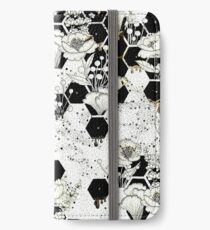 Weltraum-Biene iPhone Flip-Case/Hülle/Skin