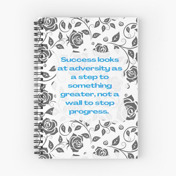 Item preview, Success looks at adversity as a step to something greater, not a wall to stop progress.  designed and sold by FlutterByH.