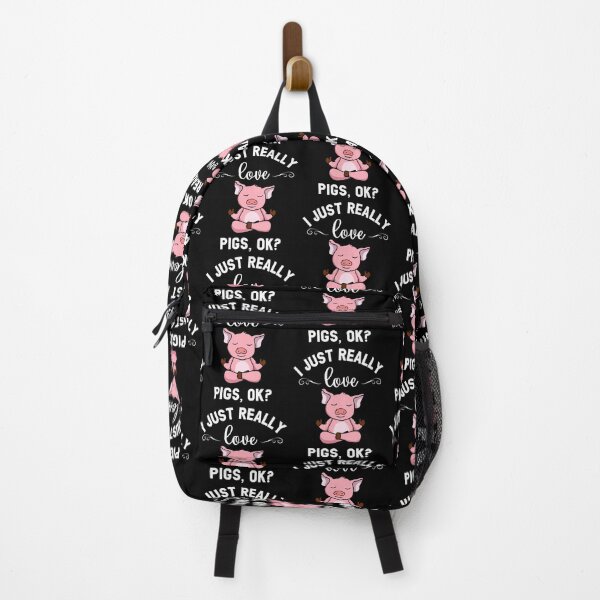 Item preview, I Just Really Love Pigs Ok Funny Yoga Piglet  designed and sold by Mariano Topno.